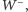 |W− , 