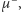  − |µ , 