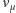 |ν µ 