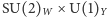 SU(2)W × U(1)Y 