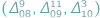  9 11 3 |(Δ08;Δ 09;Δ 10) 