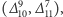  9 7 |(∆10,∆ 11),