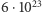 6 ⋅1023 