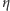 η 