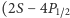 |(2S− 4P1~2 
