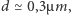 |d≃ 0,3µm,