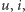 u,i, 