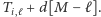 Ti, | ℓ+ d[M 