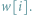 w