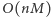 |O(nM) 