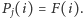 |P j(i) = F(i). 