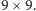 |9× 9. 