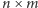 |n× m