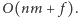 |O(nm