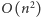 |O(n2) 