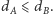 |dA⩽dB. 