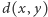 |d(x,y) 