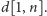 |d[1,n]. 