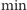 |min 