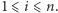 1 ⩽i ⩽ n. 