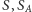 | S, SA 