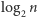 log2n 