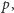 p, 