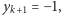 |yk+1 = −1, 