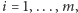 |i = 1,...,m,