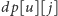 |dp[u][ j] 