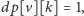 dp[v][k] = 1,