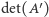  ′ |det(A) 
