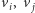 vi, v j 