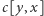 | c[y,x] 