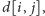 |d[i, j],