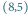 |8,5 