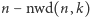n − nwd(n, k) 