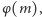 |φ(m), 
