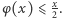 |φ(x) ⩽ x2. 