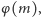 φ(m), 