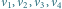 v1,v2,v3,v4 