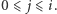 |0⩽ j⩽ i. 