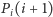 Pi(i + 1) 