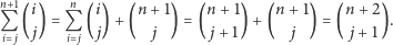 n+1 i n i n + 1 n + 1 n + 1 n + 2 Q ( ) = Q ( )+ ( ) = ( ) + ( ) = ( ). i j j i j j j j + 1 j j + 1 