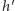 |h′ 