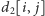 d2[i, | j] 