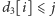 d3[i]⩽ j 