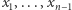 |x1,...,xn−1 