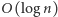 O(log 