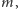 m,